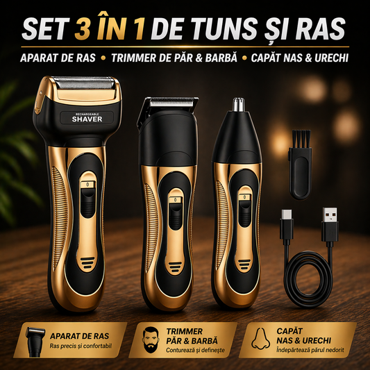 Aparat de tuns multifunctional 3 in 1