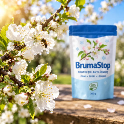 BrumaStop — Protecție Naturală Anti-Îngheț pentru Pomi, Flori și Legume | 200 g