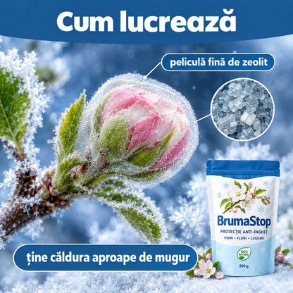 BrumaStop — Protecție Naturală Anti-Îngheț pentru Pomi, Flori și Legume | 200 g