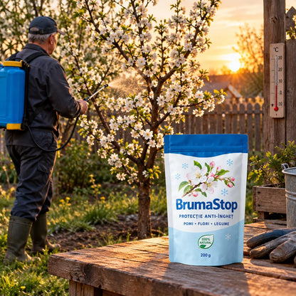 BrumaStop — Protecție Naturală Anti-Îngheț pentru Pomi, Flori și Legume | 200 g