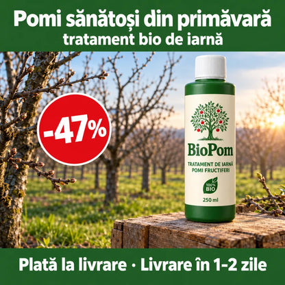 BioPom — Tratament Bio de Iarnă pentru Pomi Fructiferi | 250 ml