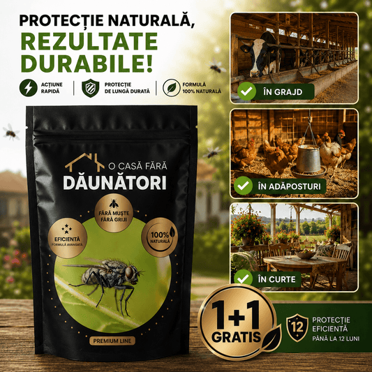 Solutie impotriva muștelor  1+1 GRATIS
