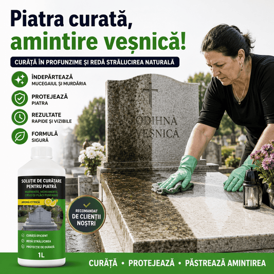Soluție de curățare piatră - Eficiență 100%