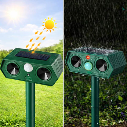 Aparat solar ultrasonic pentru dăunători