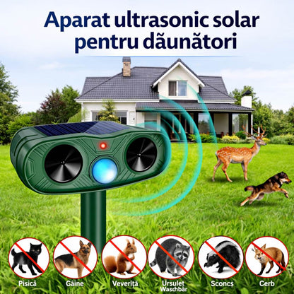 Aparat solar ultrasonic pentru dăunători