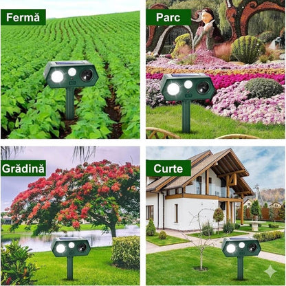 Aparat solar ultrasonic pentru dăunători