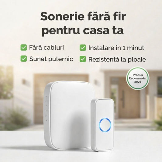 Sonerie fără fir cu baterii