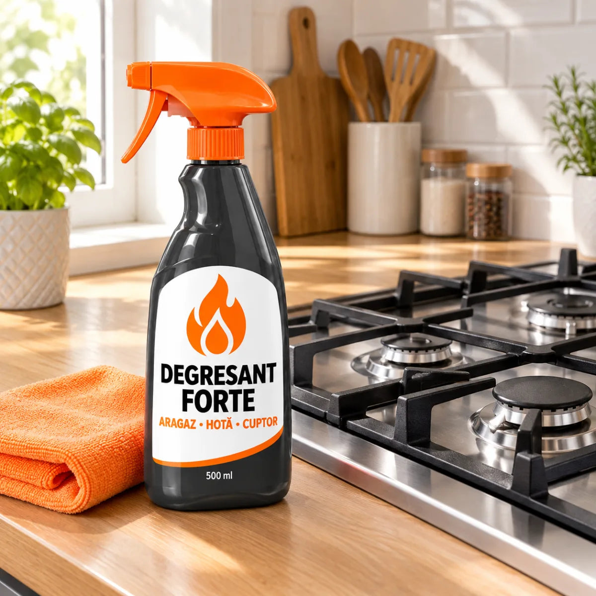 Spray Degresant pentru Aragaz, Hotă și Cuptor