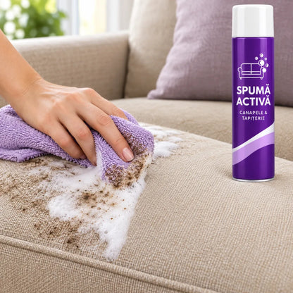 Spumă Activă pentru Curățat Canapele și Tapițerie — 1+1 GRATIS