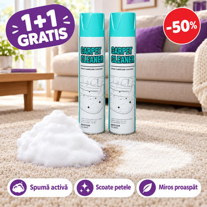 Spray Spumă pentru Curățat Covoare 650 ml — 1+1 GRATIS